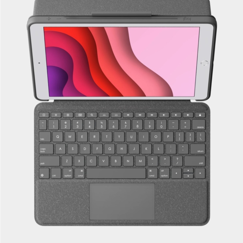 Logitech Gray Tablet Keyboard Case - Picture 4 of 6